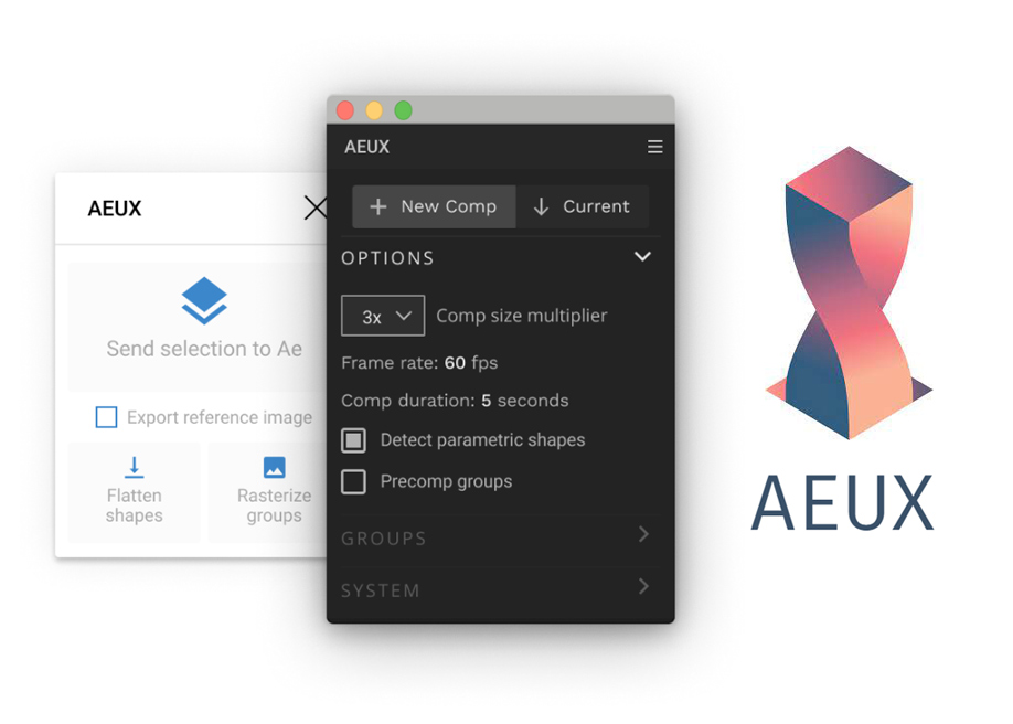 AEUX - Plugin that exports all Sketch and Figma layers to After Effects.